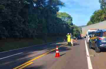 Guaraniaçu – Colisão entre carretas é registrada na BR 277